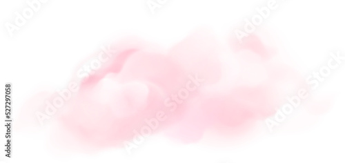 Schilderij op canvas Pink cloud