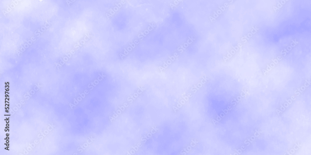 Abstract background with Clouds and blue sky background. Bright sky with white clouds. and purple watercolor design . paper texture design Panoramic grunge texture pattern. Geometric design