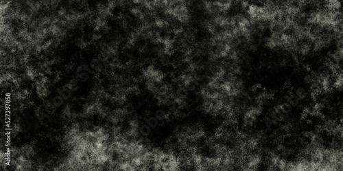 Abstract background with dark black grunge background texture .Concrete black texture background. Chaotic abstract organic design. Monochrome texture. White Grunge on Black Background for Overlay
