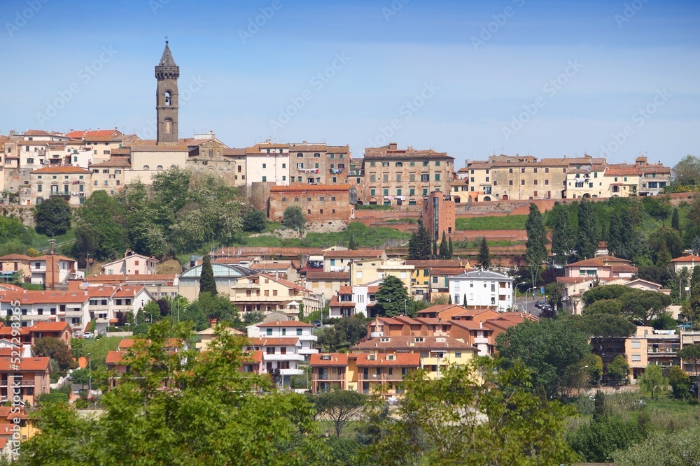 Peccioli town in Italy