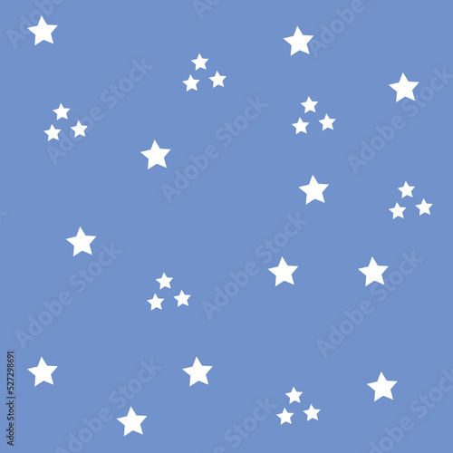  blue vector abstract star white background pattern, bed sheet pattern, handkerchief pattern.