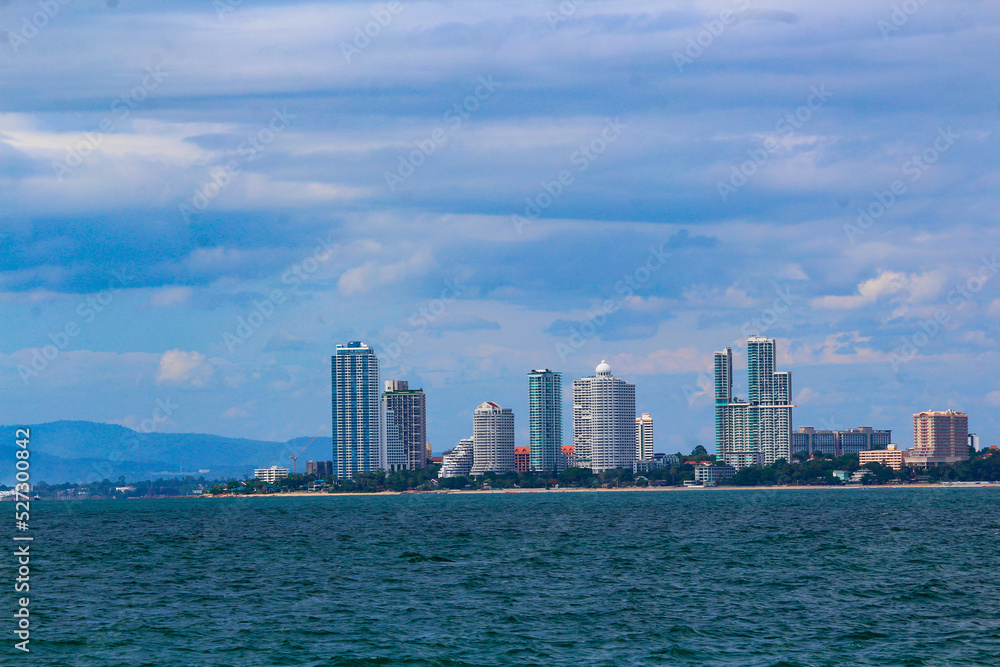 Pattaya city skyline and waterfront Pattaya city skyline and waterfront