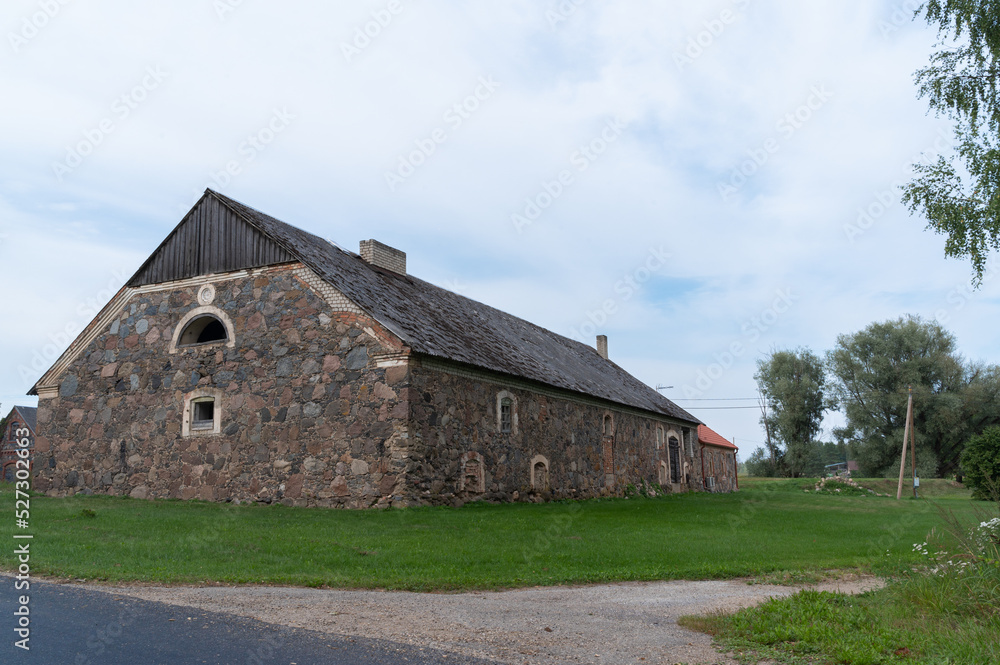 old farm building