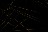 Abstract black with gold lines, triangles background modern design. Vector illustration EPS 10.