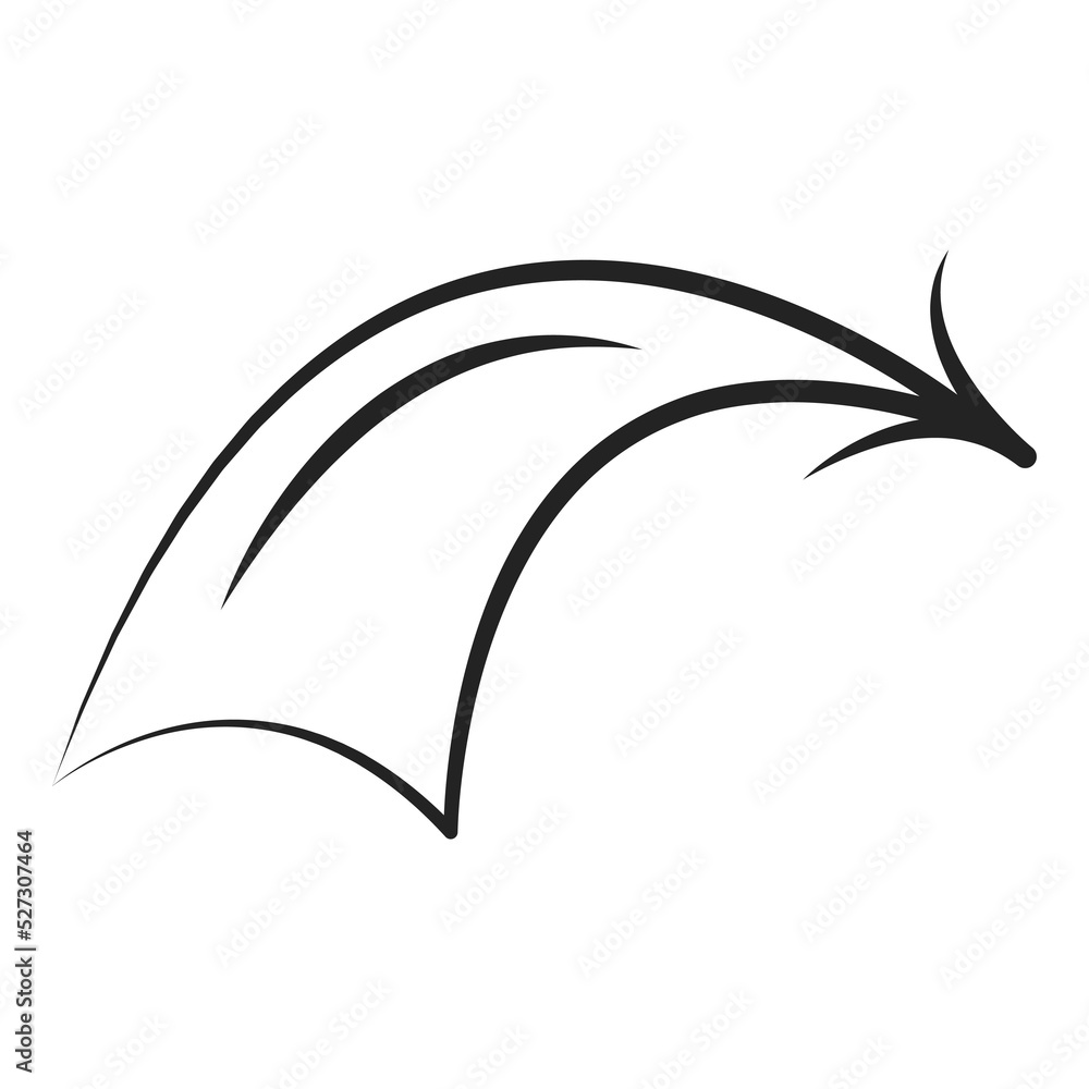 Hand draw arrow, pointer in lineal style. Doodle style icon Hand draw arrow, pointer in lineal style. Doodle style icon