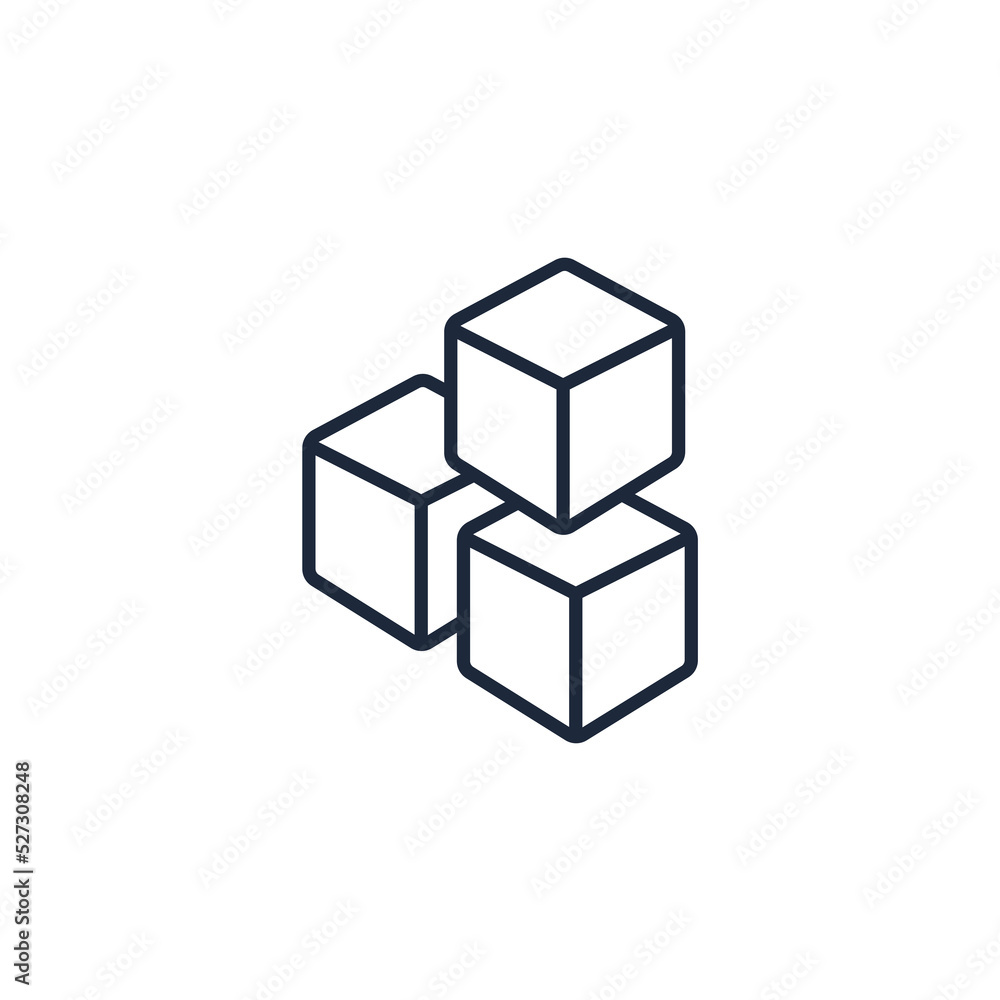 block icons  symbol vector elements for infographic web