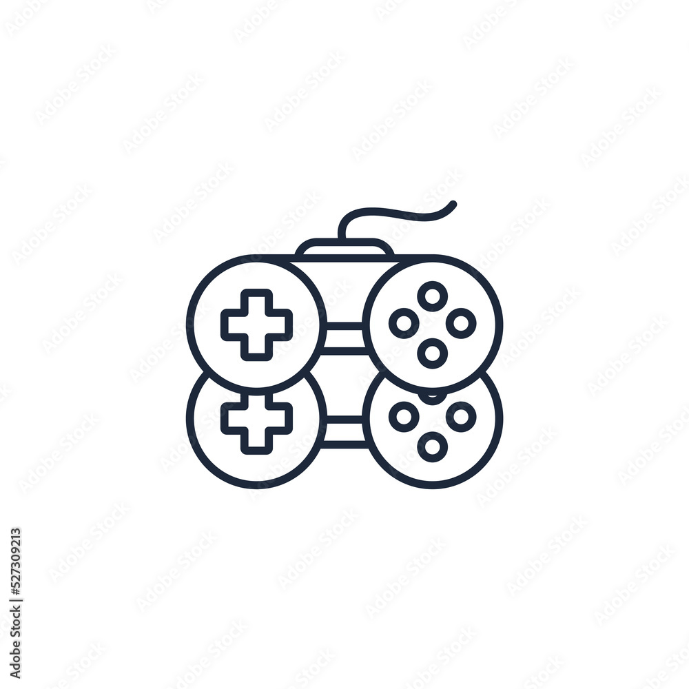 Gamepad icons symbol vector elements for infographic web Gamepad icons symbol vector elements for infographic web