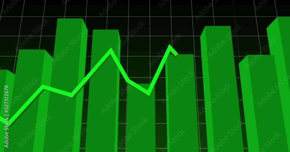 Animation of graph on black background Animation of graph on black background