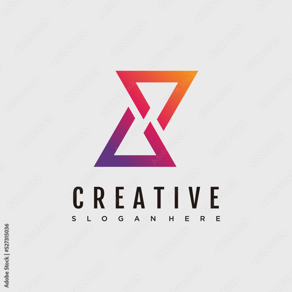 Letter s logo with triangle concept premium vector Stock Vector | Adobe ...