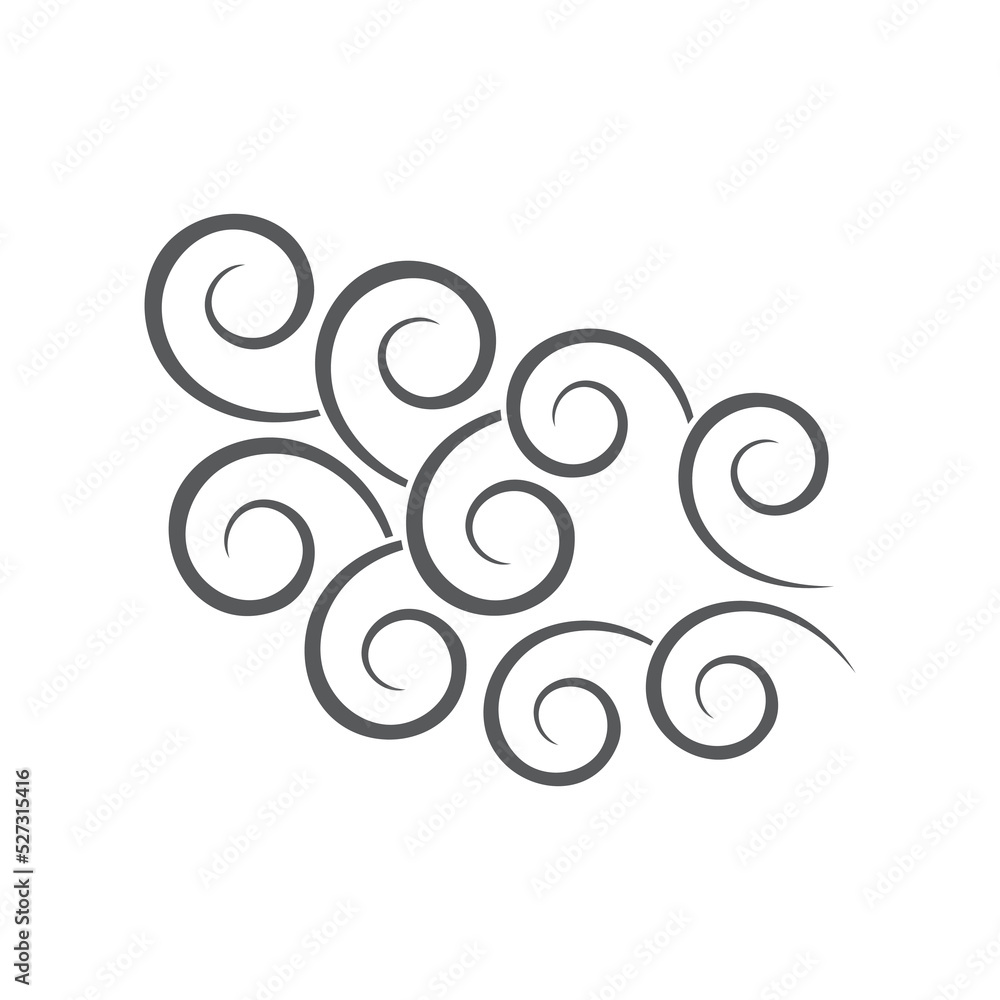Wind icon vector illustration design Wind icon vector illustration design