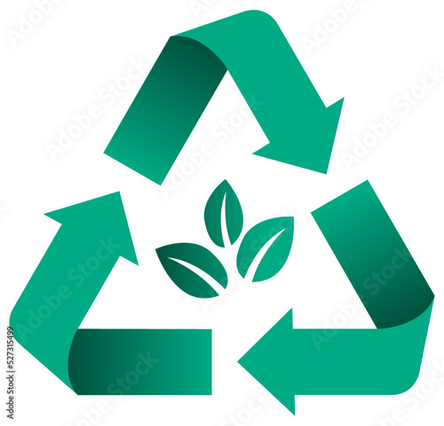 picto recyclage végétal vert New 9