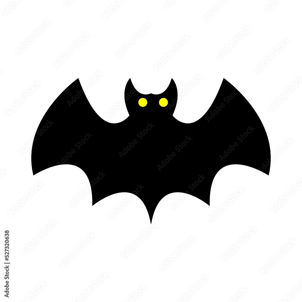 Spooky Bat animal cartoon icon vector halloween Spooky Bat animal cartoon icon vector halloween