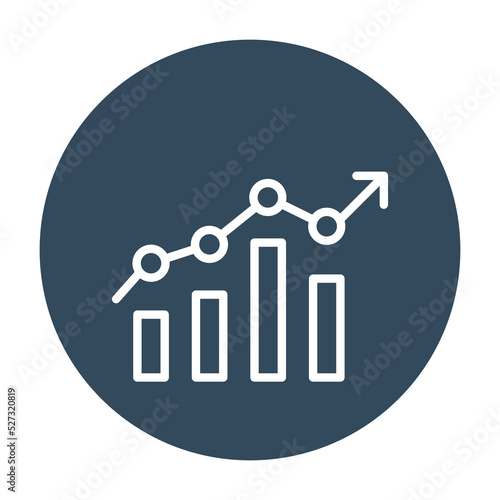 Business chart Vector Icon

