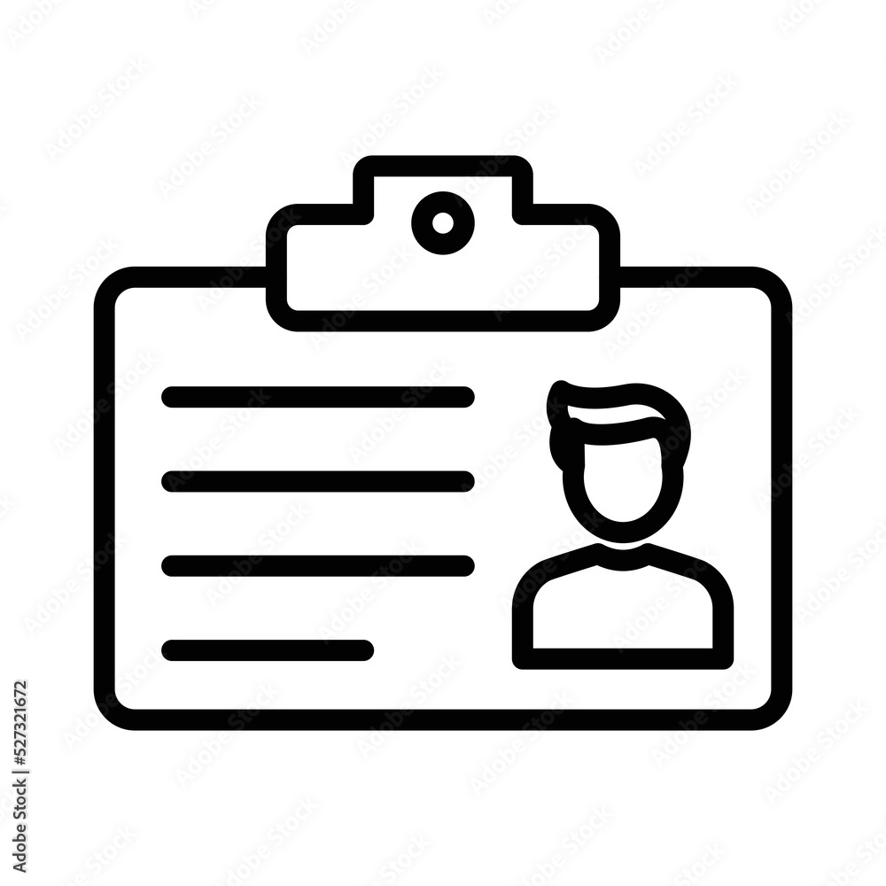 Identity Card Vector Icon
Identity Card Vector Icon