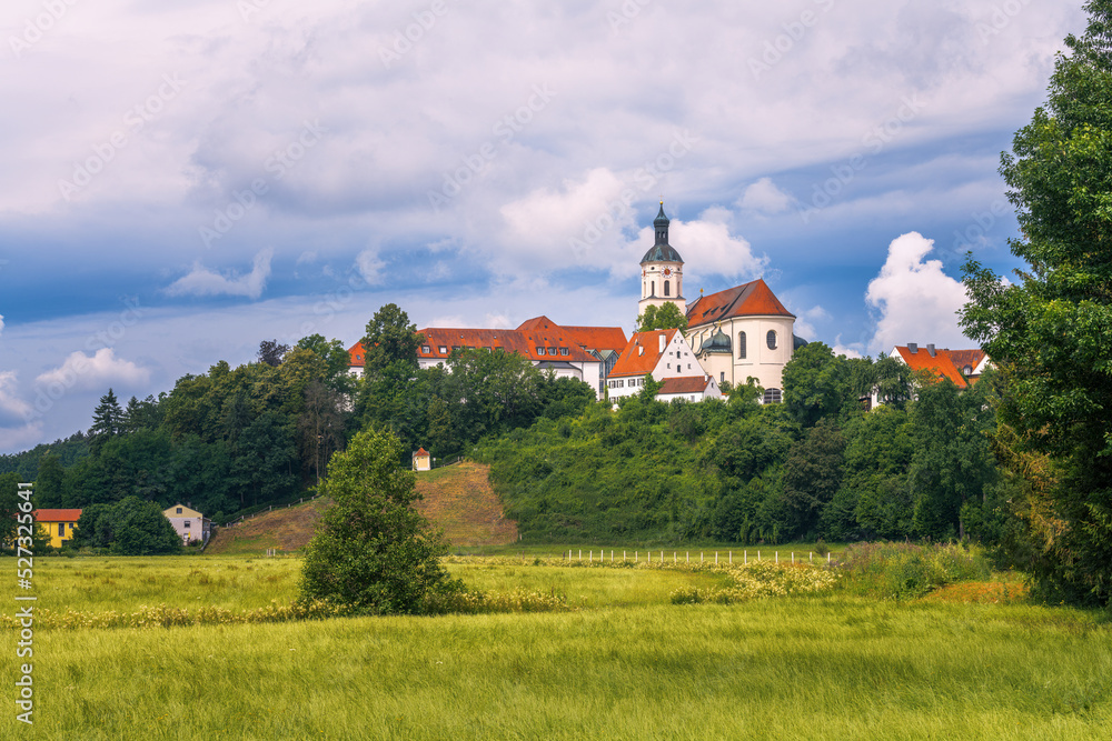 The benedictine Hohenwart Abbey in Bavaria