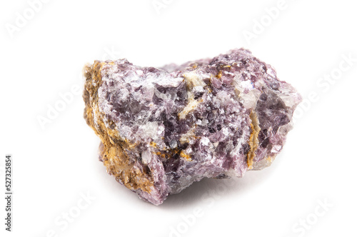 Принти на полотні A fragment of the mineral lepidolite with a rough crystalline surface of a pinki