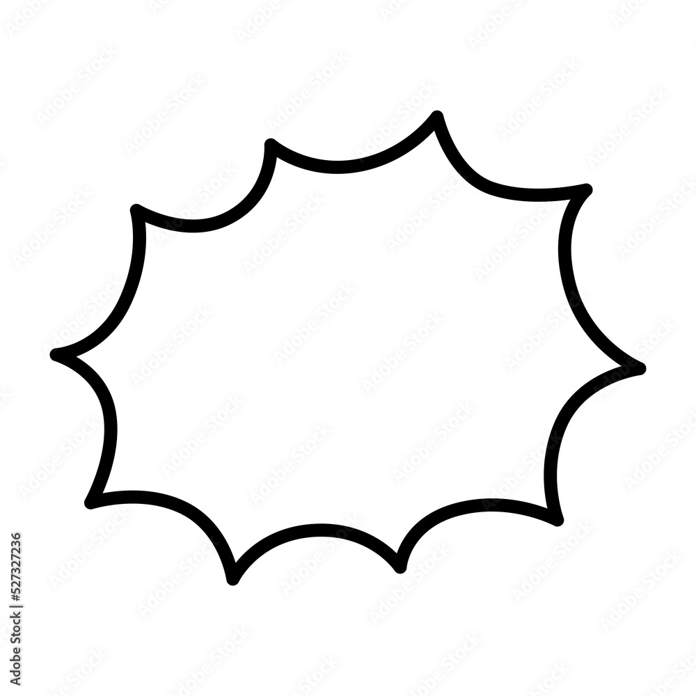 Speech bubble line icon Speech bubble line icon