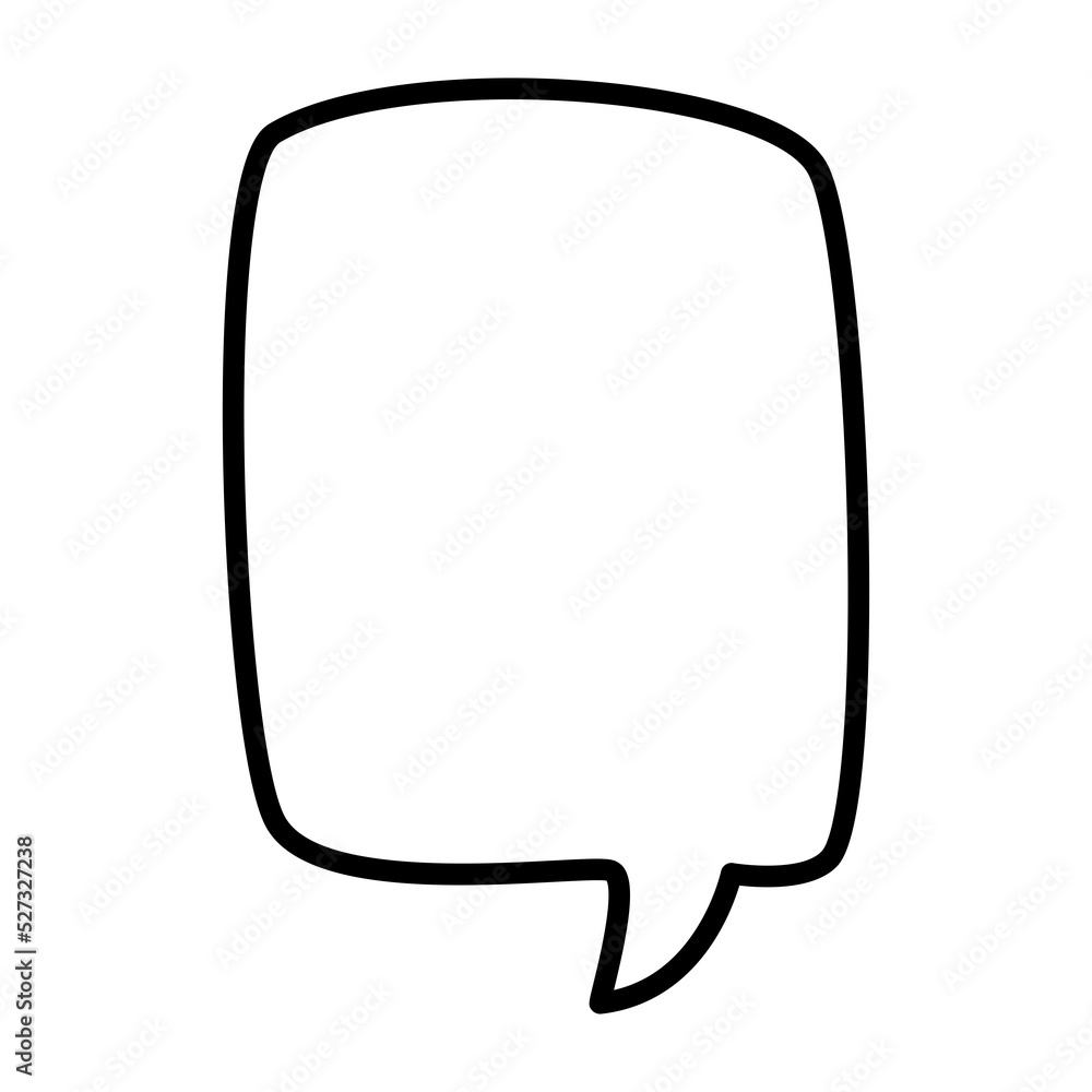 Speech bubble line icon Speech bubble line icon