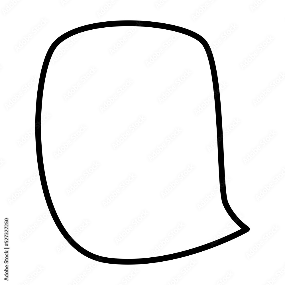 Speech bubble line icon Speech bubble line icon
