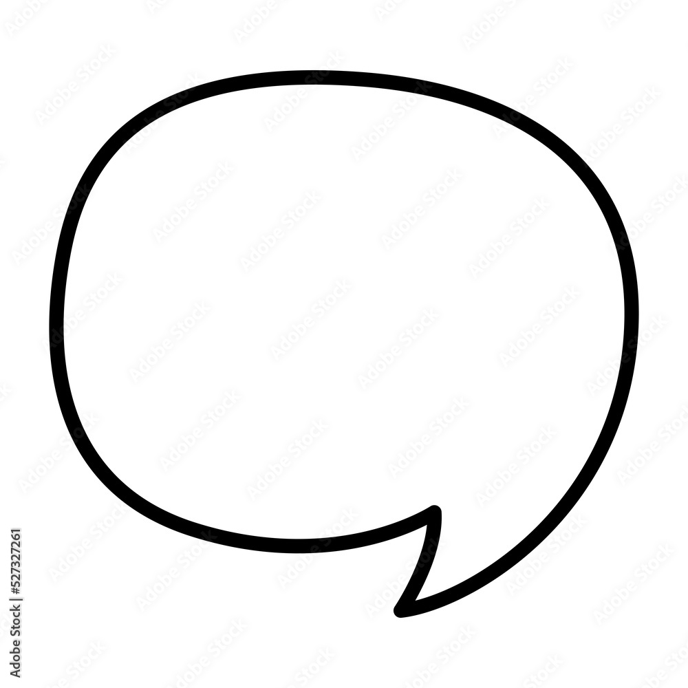 Speech bubble line icon Speech bubble line icon