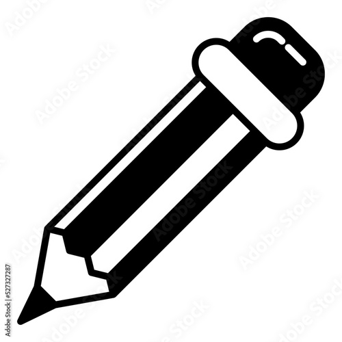 pencil icon with eraser on it
