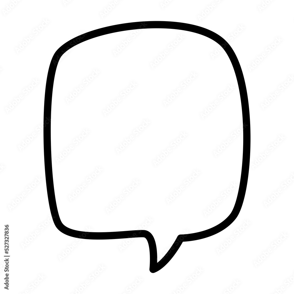 Speech bubble line icon Speech bubble line icon