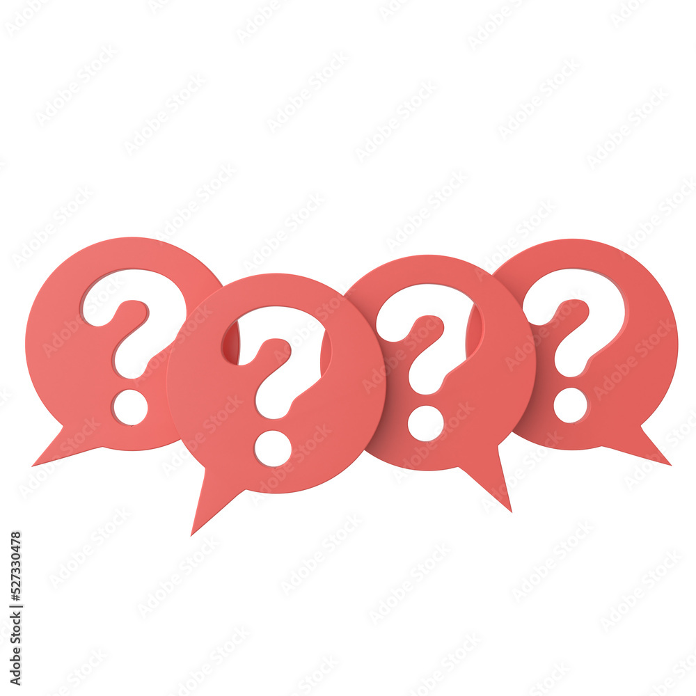 Question mark sign. 3D question mark. Question mark sign. 3D question mark.