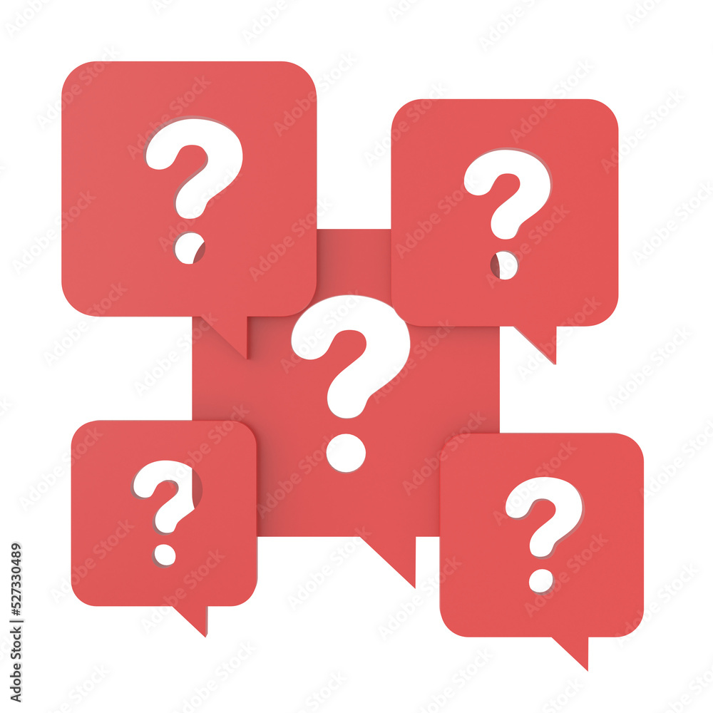 Question mark sign. 3D question mark. Question mark sign. 3D question mark.