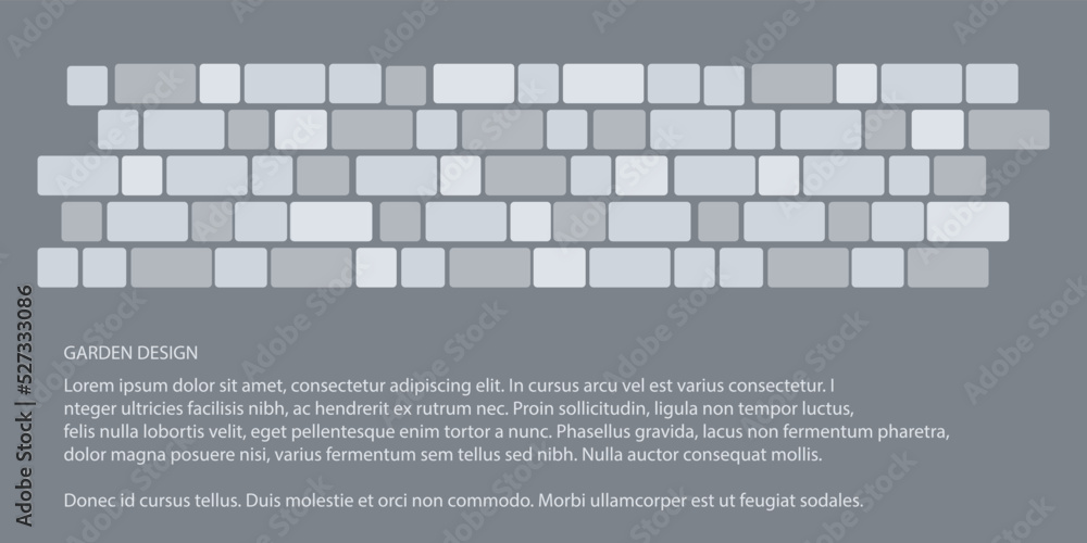 Fotografija Brick wall. Interior design. Vector template.