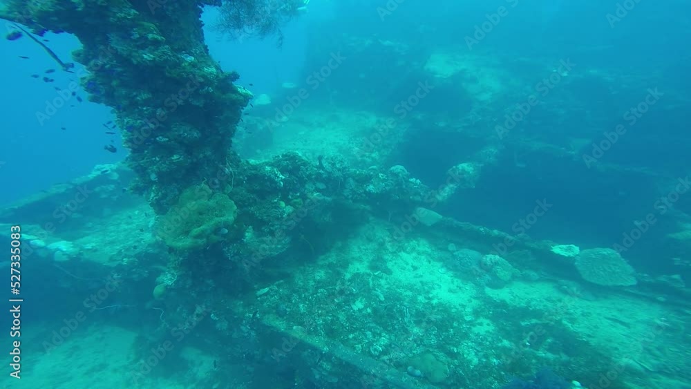 Famous wreck ship Fujikawa maru in Truk lagoon. Famous wreck ship Fujikawa maru in Truk lagoon.