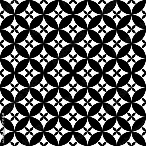 Vector seamless pattern with batik