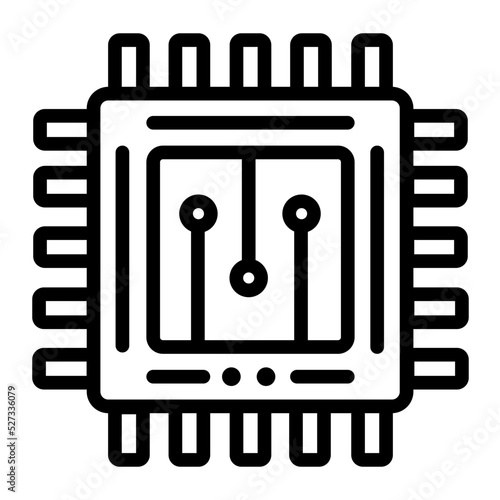 Wallpaper Mural microchip board icon Torontodigital.ca