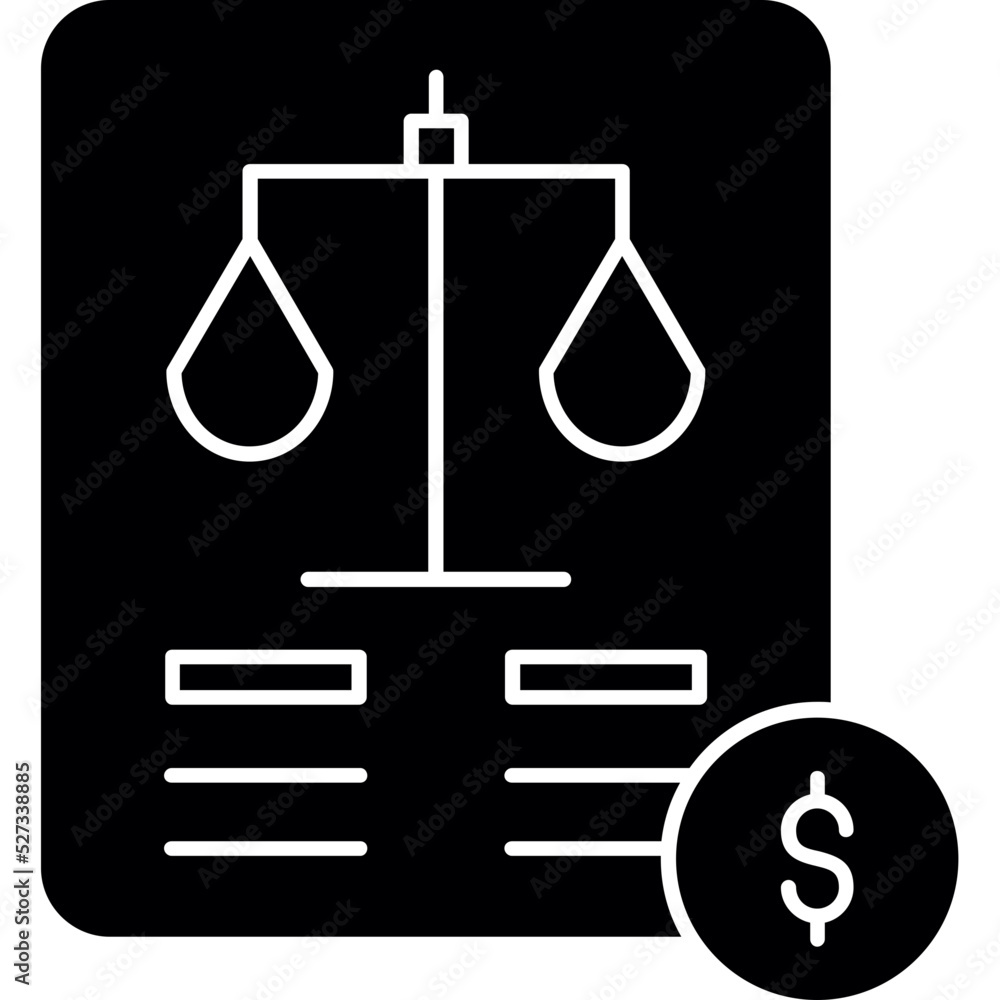 Balance Sheet Icon Balance Sheet Icon
