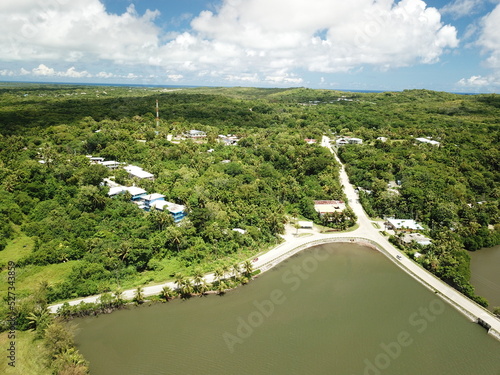 Colonia city in Yap state, Micronesia.