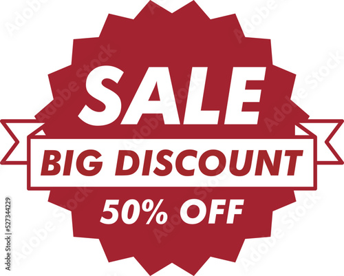 sale banner element design and promotion element