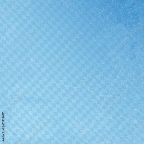 Quadrat Oktoberfest Retro Papier Diagonales Rautenmuster Blau