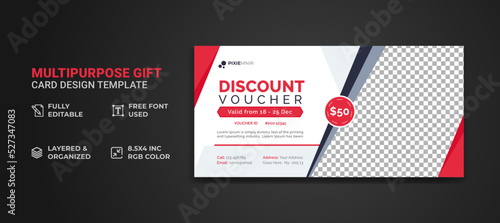 Gift voucher template