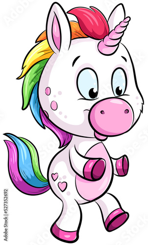 Niedliches Einhorn - Vektor Illustration