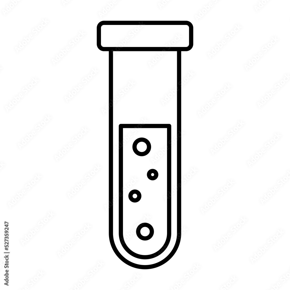 Test tube outline icon Test tube outline icon