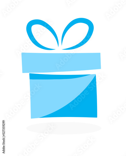 Niebieski prezent