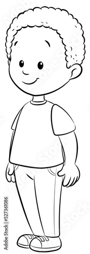 Niedlicher Junge - Vektor Illustration