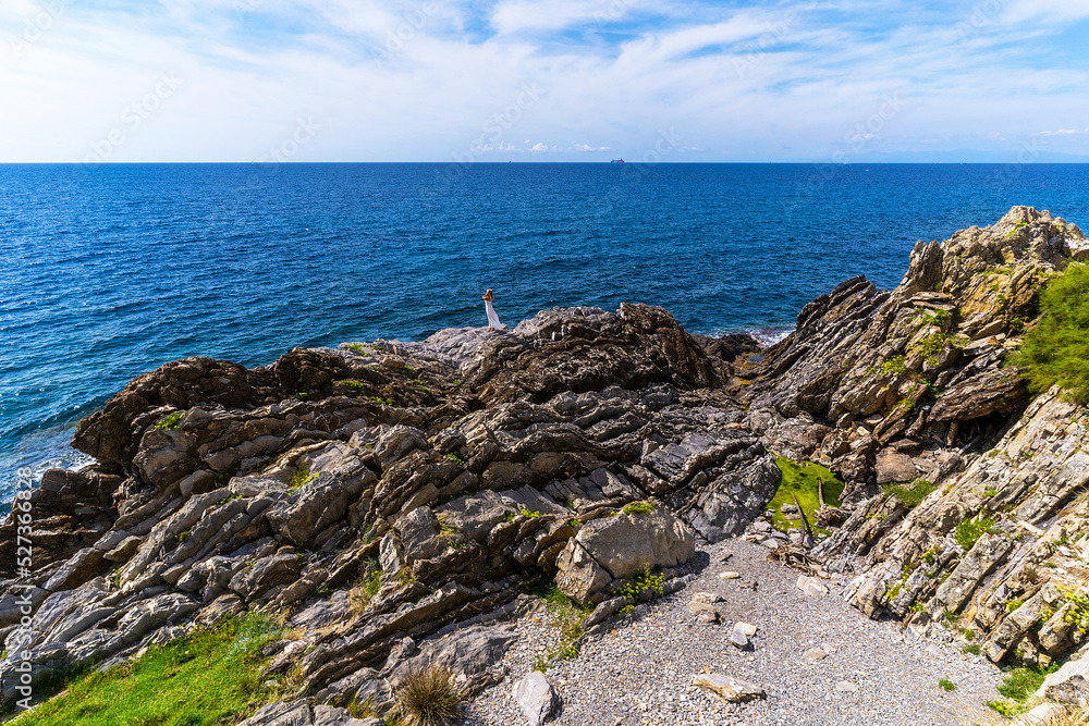 Impression vom Golfo Paradiso bei Nervi