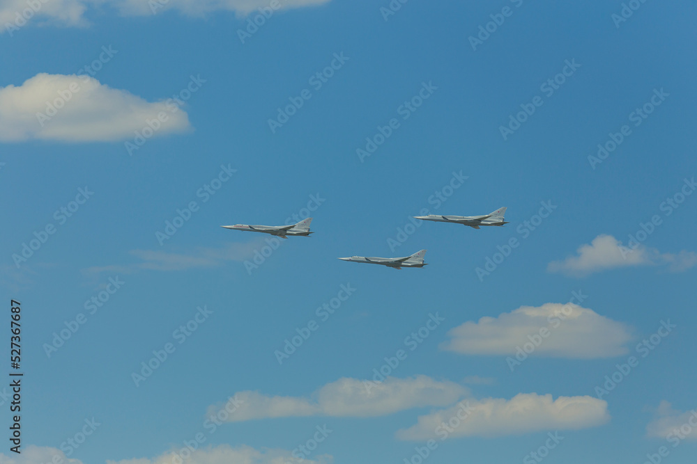 Airplanes in skies over Moscow on Victory Day Airplanes in skies over Moscow on Victory Day