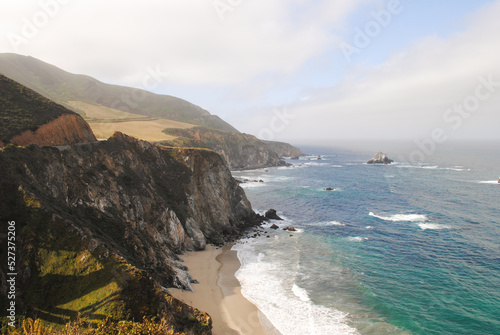Route 1 Cliffside Views in Big Sur, California