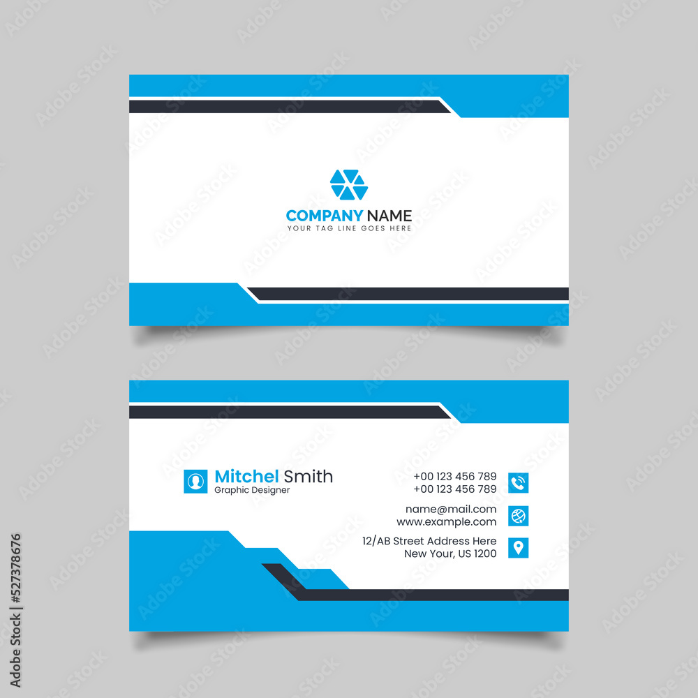 Modern Professional and Clean Business Card Design Modern Professional and Clean Business Card Design