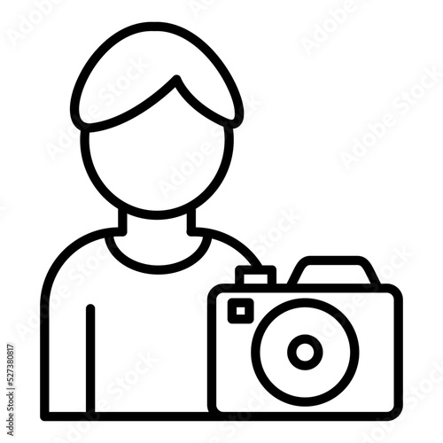 Cameraman Icon Style