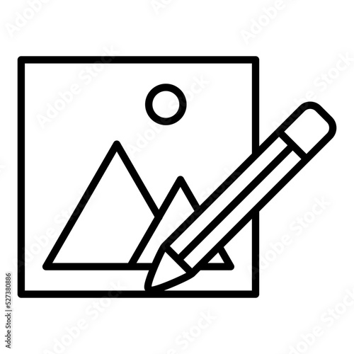 Photo Editing Icon Style