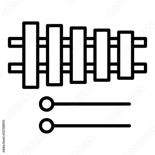 Xylophone Icon Style
