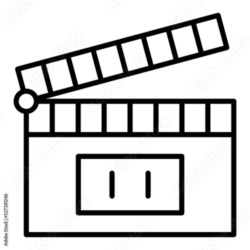 Clapperboard Icon Style