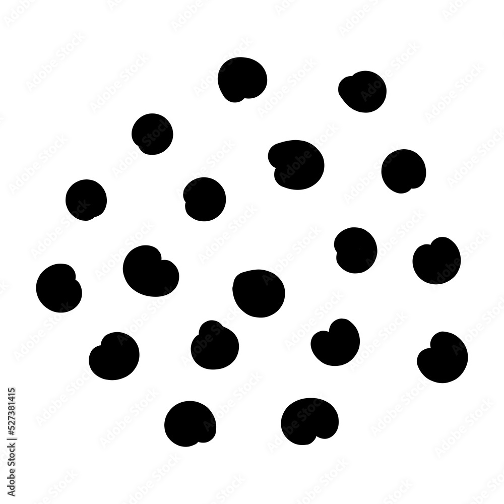 abstract dotted organic shape vector abstract dotted organic shape vector